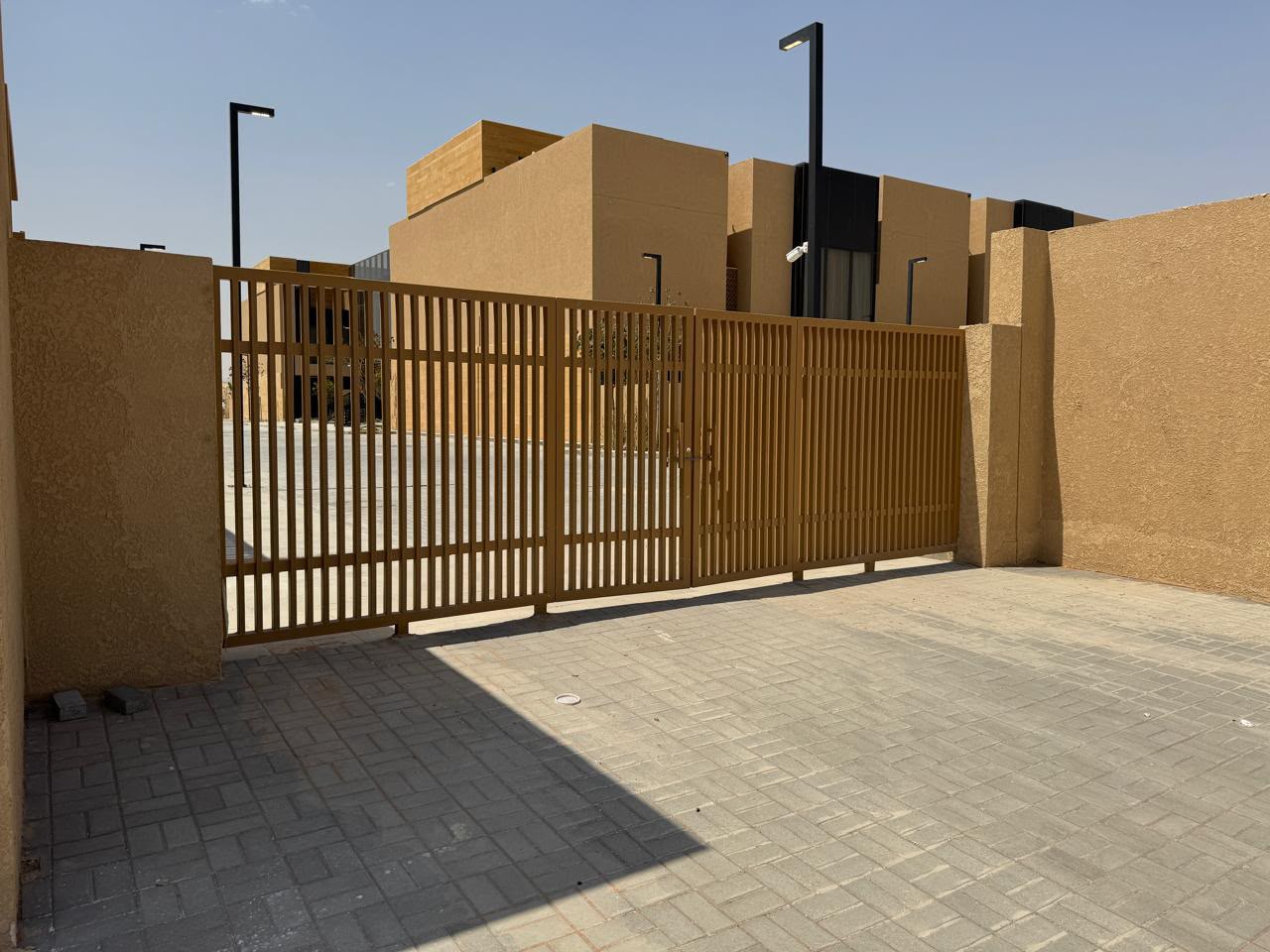 Mohammad Al Habib villa private courtyard gate