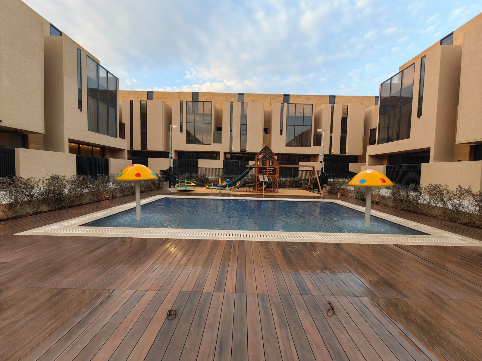 Azure kids pool & playground