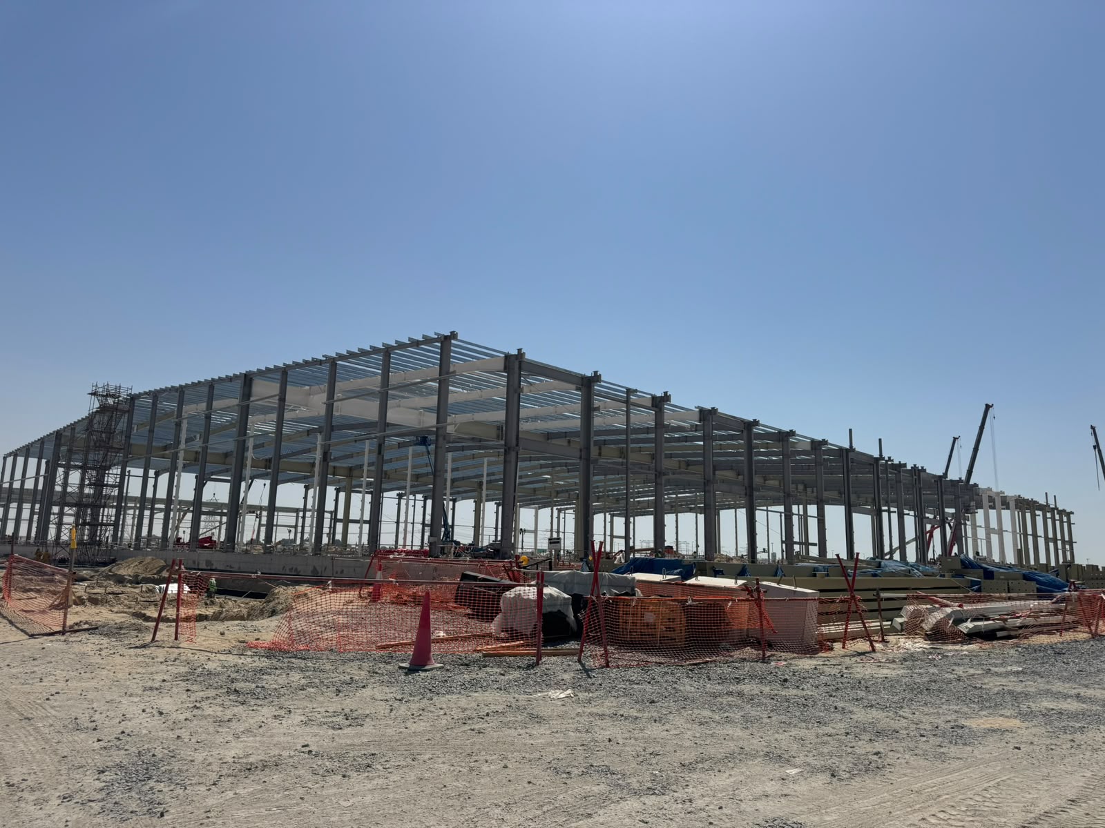 Site steel structure