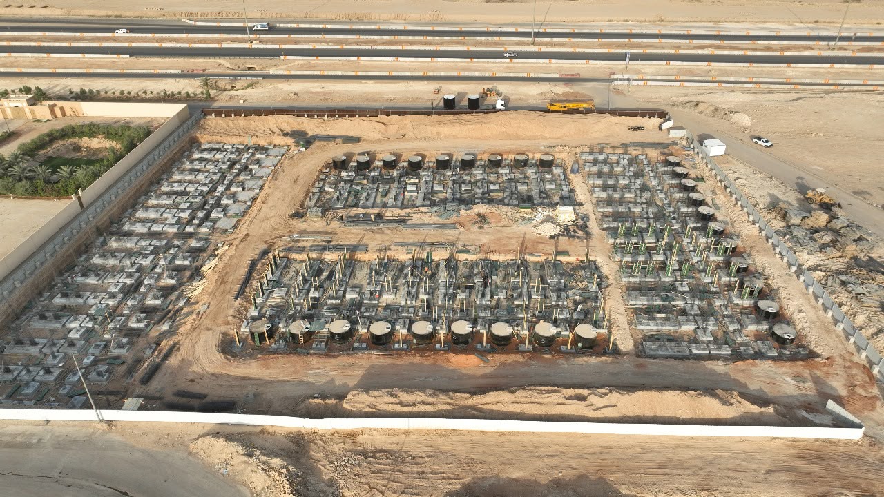 Mohammad Al Habib project foundation & rebar layout